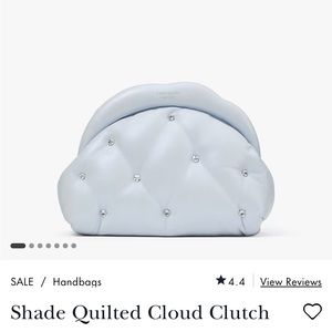 NWOT Kate Spade Quilted Cloud Clutch